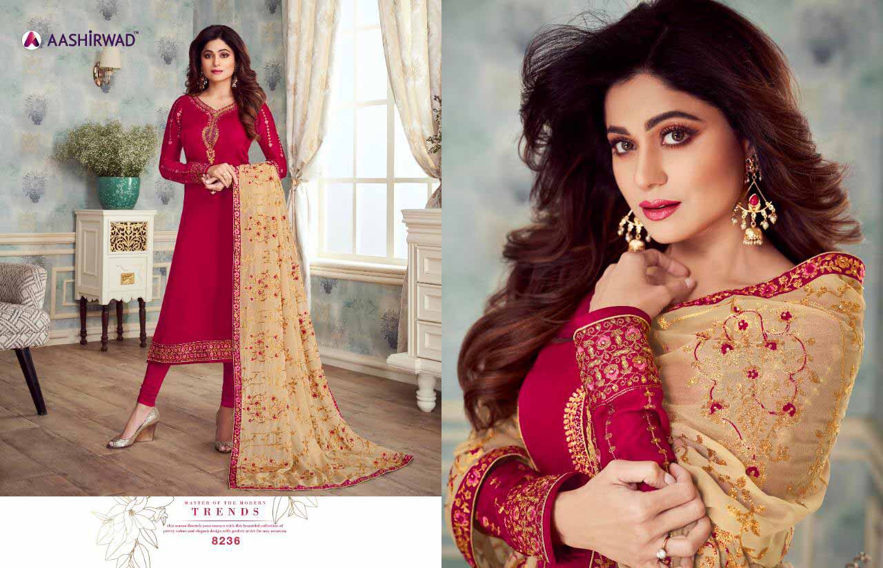 Aashirwad Mahira Vol 2 Heavy Embroidered Salwar Kameez Aashirwad Mahira Vol 2 Heavy Embroidered Salwar Kameez
